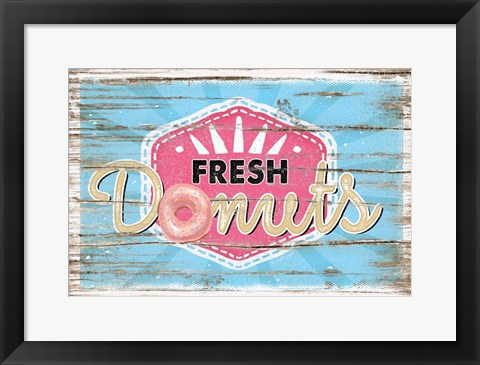 Framed Fresh Donuts II Print