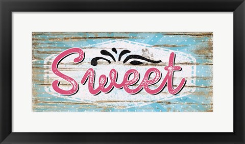 Framed Sweet Print