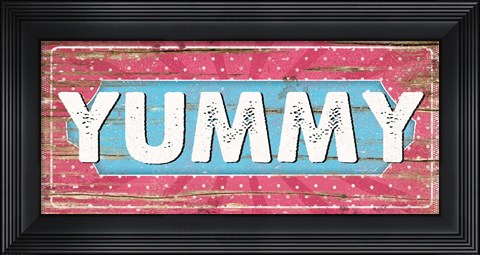 Framed Yummy Print