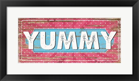 Framed Yummy Print