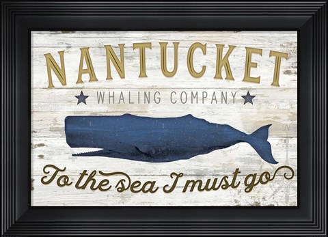 Framed Nantucket Whaling Co. Print