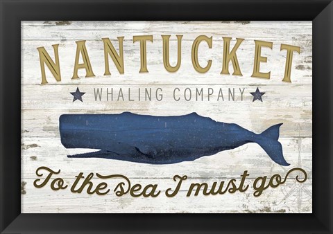 Framed Nantucket Whaling Co. Print