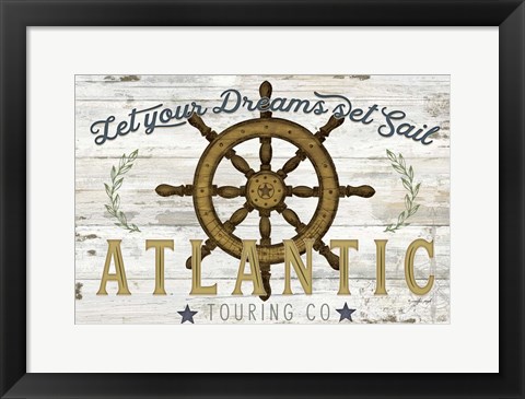 Framed Atlantic Touring Co. Print