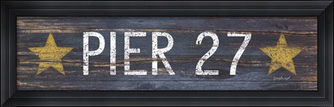 Framed Pier 27 Print