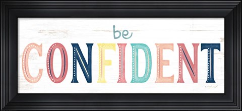 Framed Confident Print