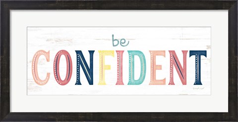 Framed Confident Print