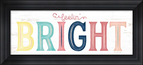 Framed Bright Print