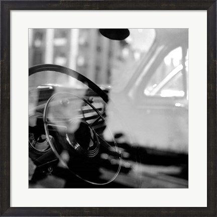 Framed Car Interior Print