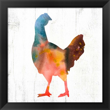 Framed Hen IV Print