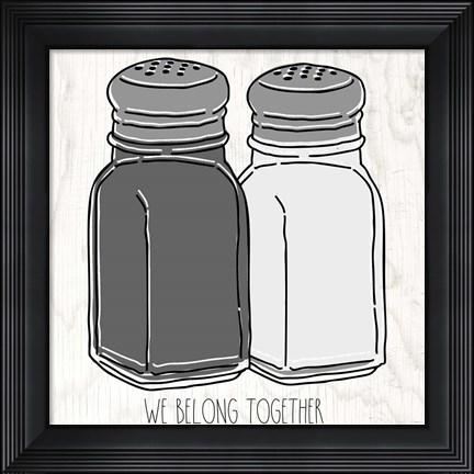 Framed Salt &#39;n Pepper Print