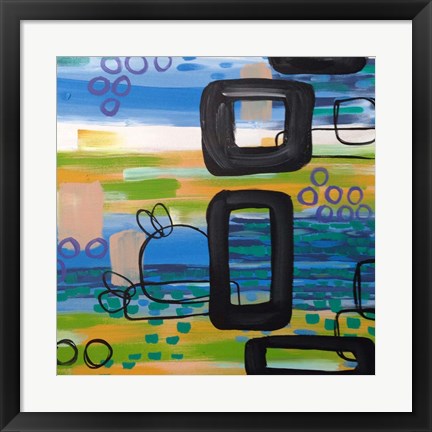 Framed Abstract II Print