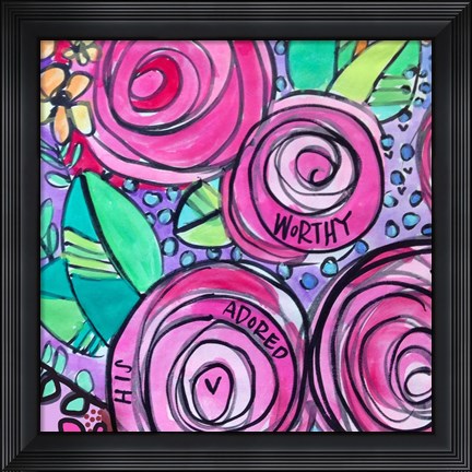 Framed Floral Print