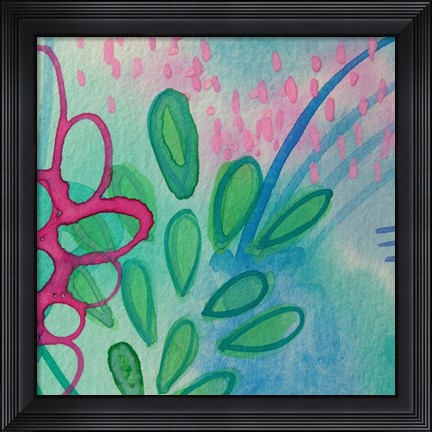 Framed Leafs Print