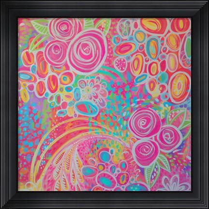 Framed Florals Print