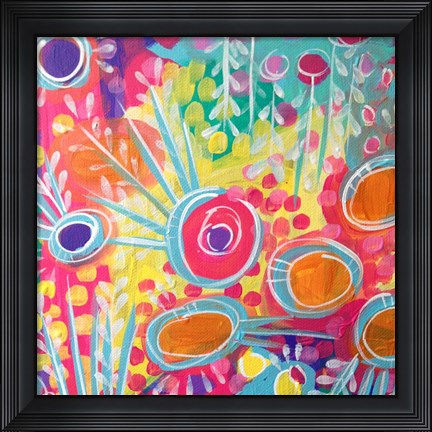 Framed Florals II Print