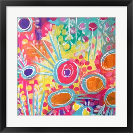 Framed Florals II Print
