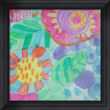 Framed Floral Print