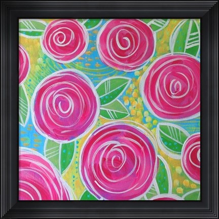 Framed Floral Print