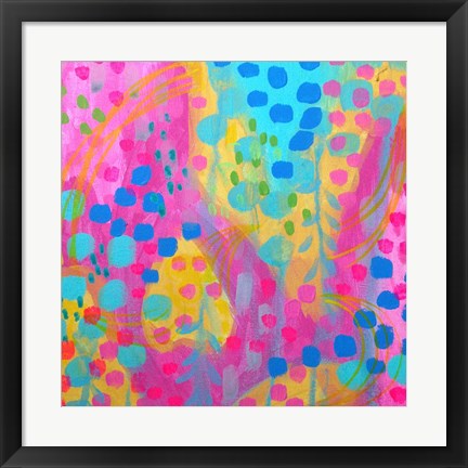 Framed Dots II Print