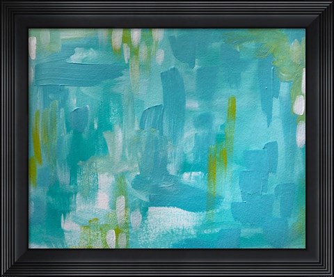 Framed Blue Print