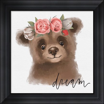 Framed Dream Bear Print