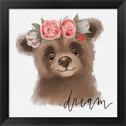 Framed Dream Bear Print