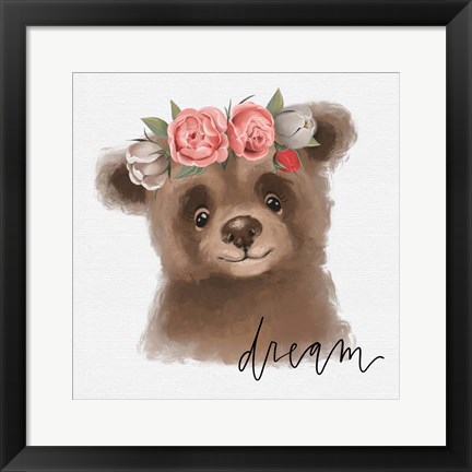 Framed Dream Bear Print