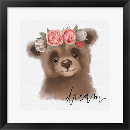 Framed Dream Bear Print