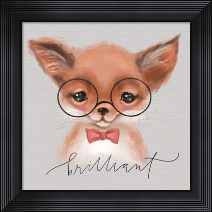 Framed Brilliant Fox Print