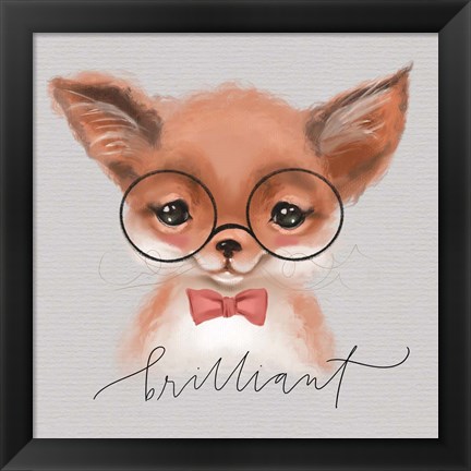 Framed Brilliant Fox Print