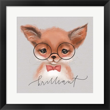 Framed Brilliant Fox Print