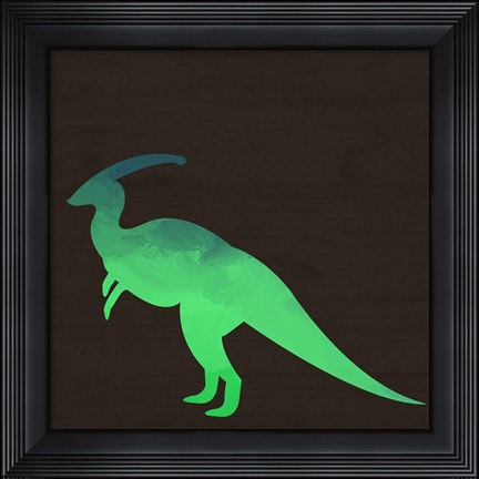 Framed Dino I Print