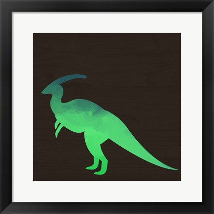 Framed Dino I Print