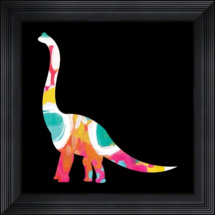 Framed Dino V Print