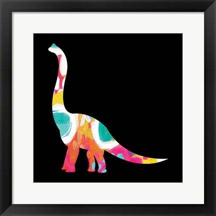 Framed Dino V Print