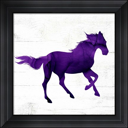 Framed Horse II Print