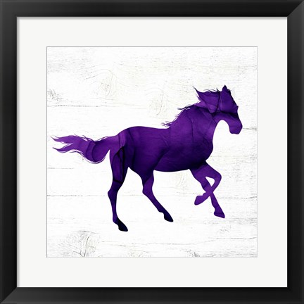 Framed Horse II Print