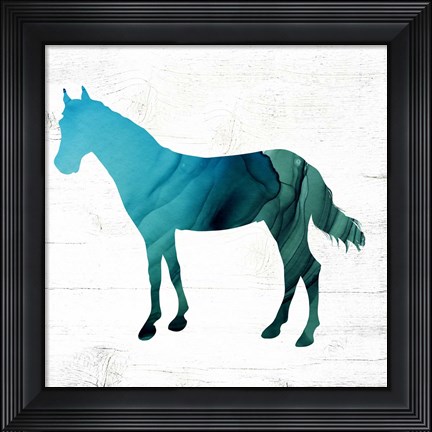 Framed Horse III Print