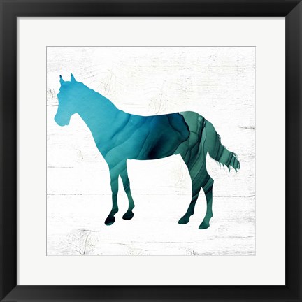 Framed Horse III Print