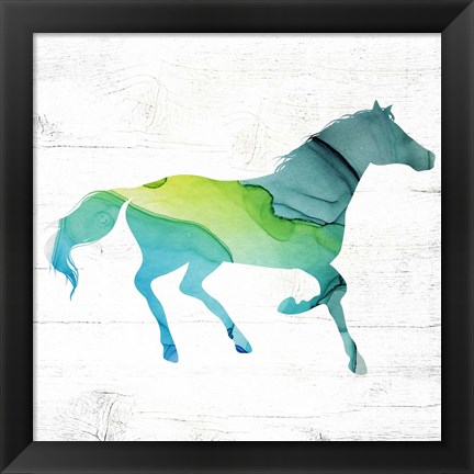 Framed Horse IV Print