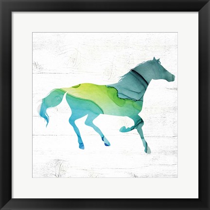 Framed Horse IV Print