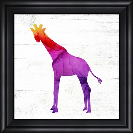 Framed Giraffe Print