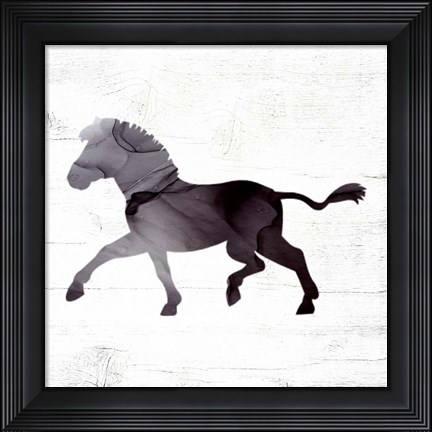 Framed Zebra Print