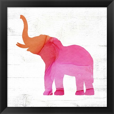 Framed Elephant Print