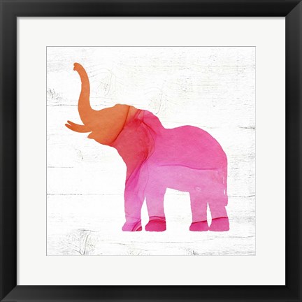 Framed Elephant Print