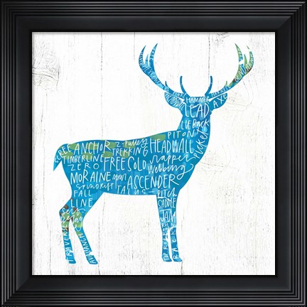 Framed Deer Print
