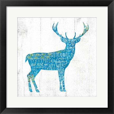 Framed Deer Print