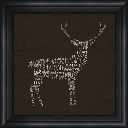 Framed Deer Lodge Print