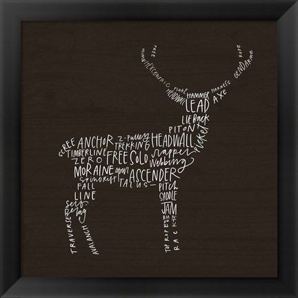 Framed Deer Lodge Print