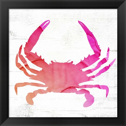 Framed Crab Print